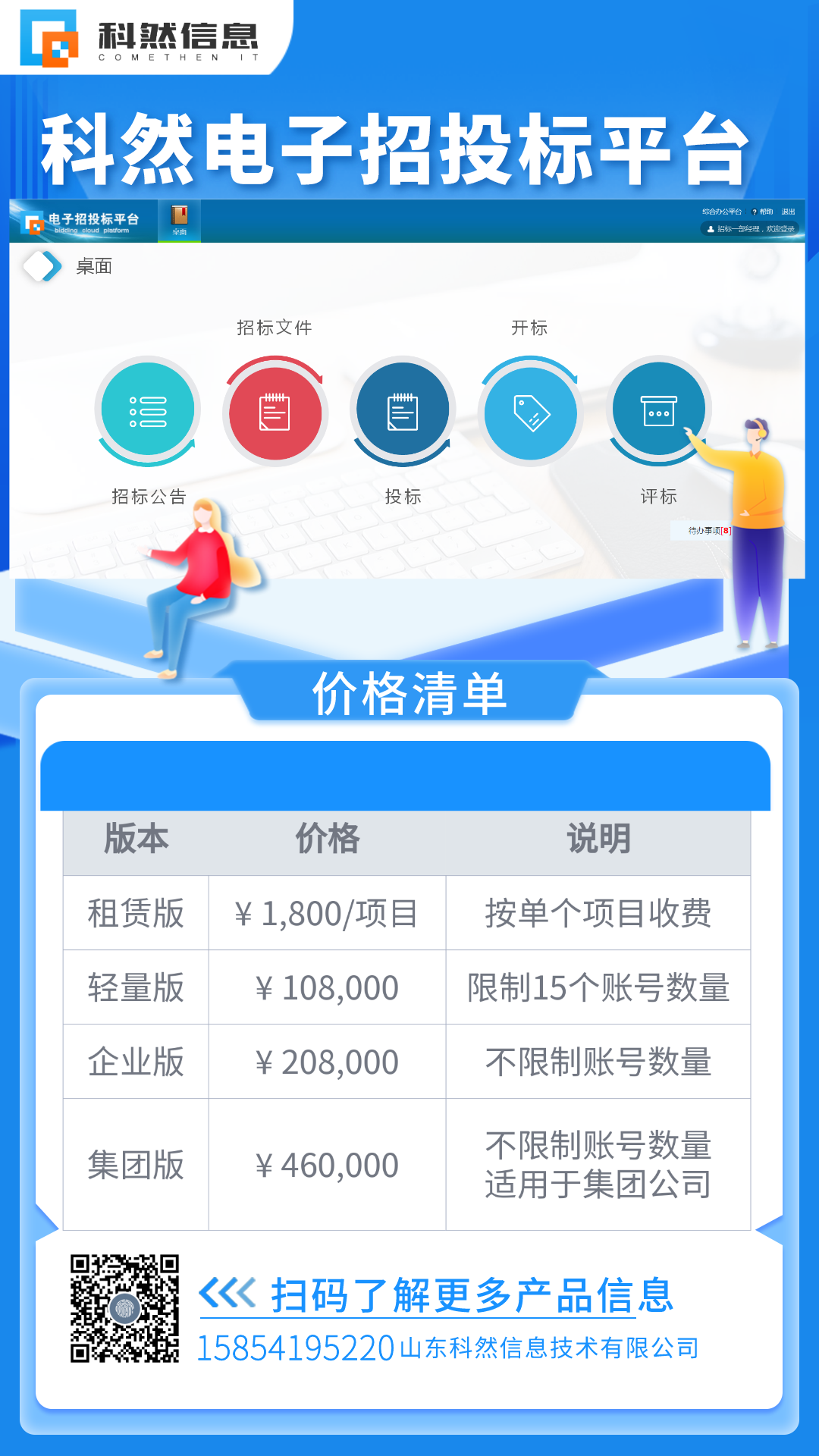 科然电子招投标平台报价图